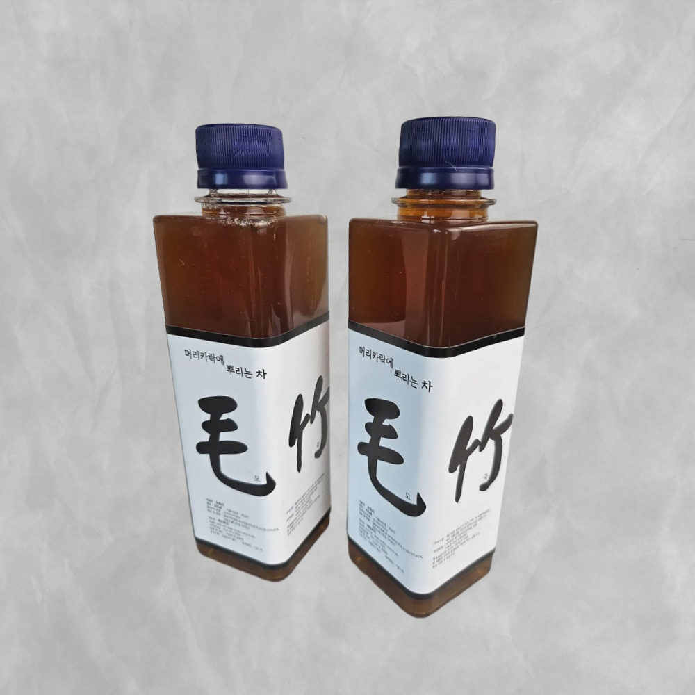 머리까락에 뿌리는 차 '모죽'